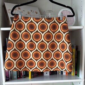 Retro Circle Pattern Skirt